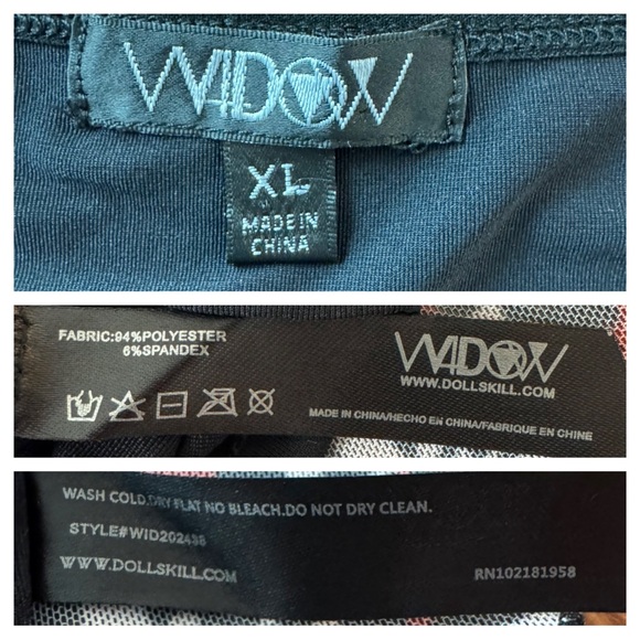 Widow Antisocial Anthem Mesh Mini Dress from Dolls Kill - Picture 9 of 11